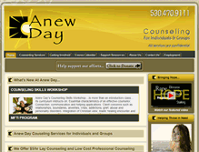 Tablet Screenshot of anew-day.com